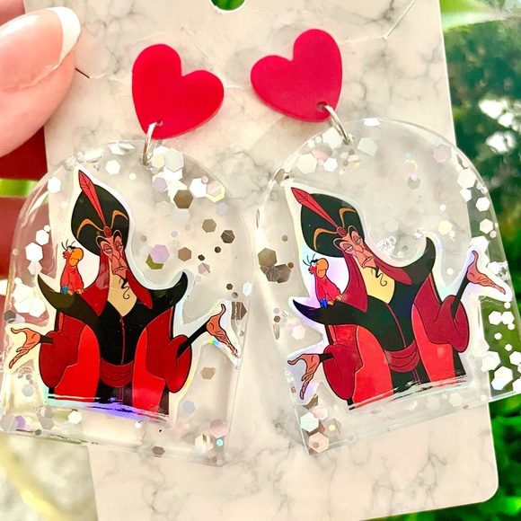 Jafar Acrylic Earrings - Picture 1 of 5